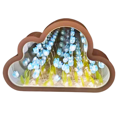 Lampara de luces led tulipanes infinitos en forma de nube